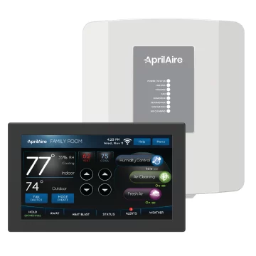 AprilAire 8920W Wifi Programmable Color Touch Screen, Indoor Air Quality Thermostat, Works with Amazon Alexa and Google Assistant